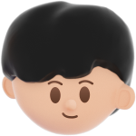 3D Simple Young Boy Head 