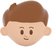 3D People Simple Young Boy Head 